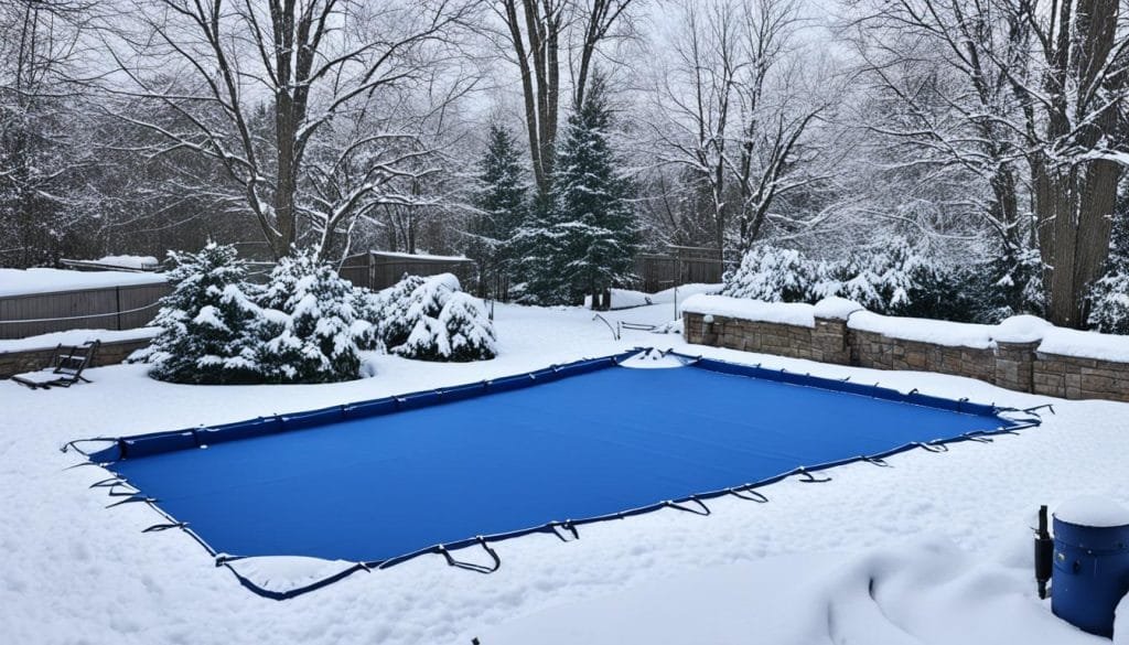 Winter pool covers